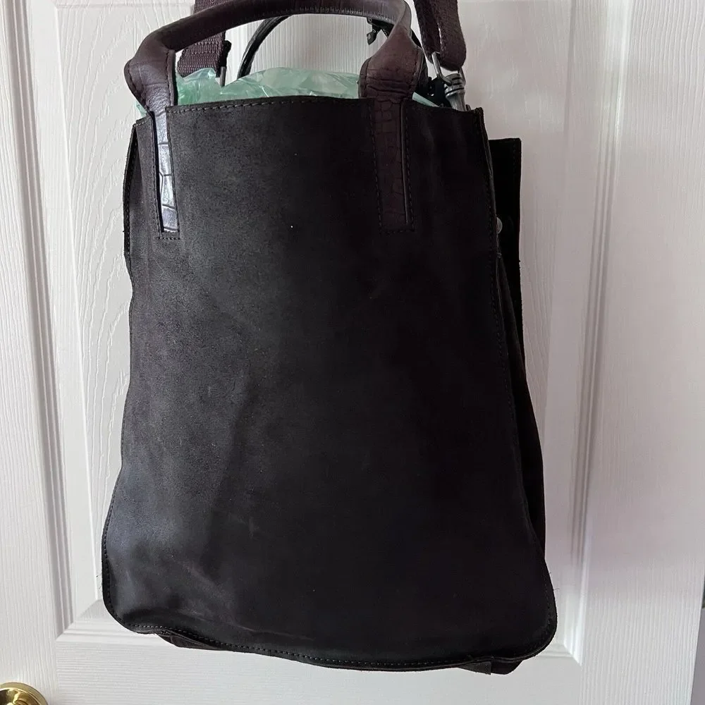 Gianni Chiarini Italian Leather Tote Crossbody Bag Women's Leather‎ Straps